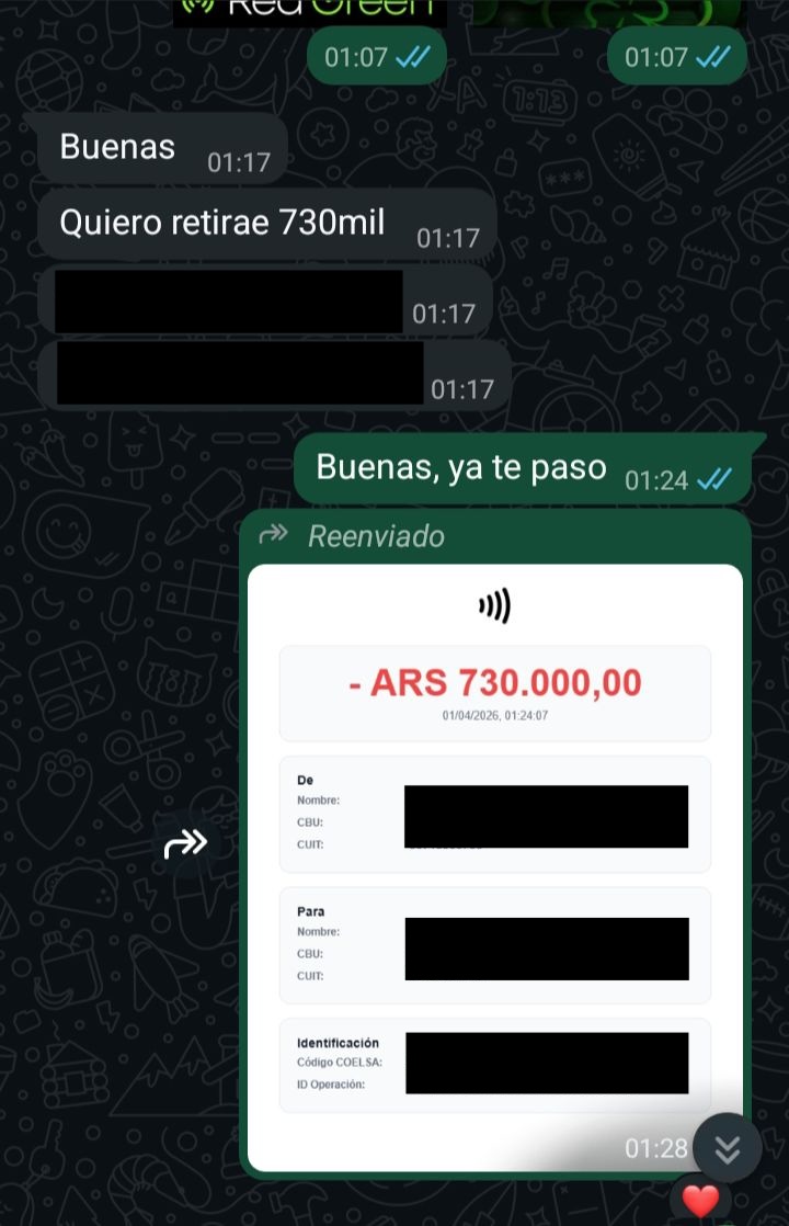 RETIR0 $1.600.000